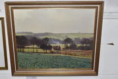' spring greens at iridgehay - worksworth branch) by Peter Owen Jones, oil on canvas, sold Mar 2025