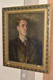 Eric mottram esq by Michael Francis, oil on canvas, sold Mar 2025