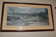 The crossing by Simon Combes, print on paper, sold Mar 2025