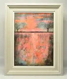The other side of winter by Jo Starkey, acrylic on board, sold Feb 2025