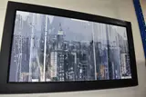 New york at dusk iii by Kris Hardy, mixed media on canvas, sold Feb 2025