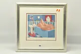 Peek-a-boo by Sarah Jane Szikora, print on paper, sold Feb 2025