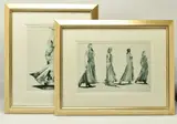 Comprising 'Study by Fletcher Sibthorpe, print (other), sold Feb 2025