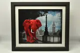 Westminster wanderer by Lars Tunebo, print on board, sold Feb 2025