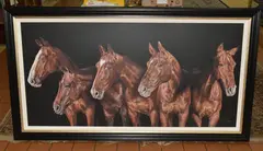 Stand out from the crowd by Debbie Boon, print, sold Feb 2025