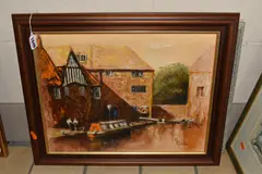 Comprising an by Peter Wale, oil on canvas, sold Feb 2025