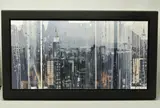 New york at dusk iii by Kris Hardy, mixed media on canvas, offered Feb 2025