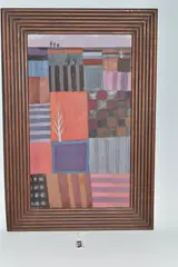 Chequerboard by Carry Akroyd, pencil, sold Feb 2025