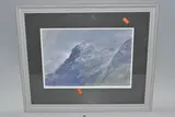 Aonach dubh, glen coe by Robert Perry, 2010, watercolour, sold Feb 2025