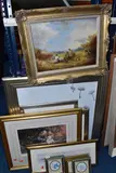 Gypsy camp by Kim Stoddart, 1985, oil on canvas, sold Feb 2025
