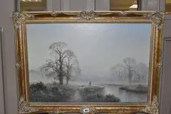 Early morning walk by Wendy Reeves, oil on canvas, sold Feb 2025