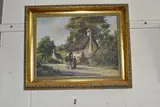 Evening encounter by Alan King Of Malvern, oil on canvas, sold Jan 2025