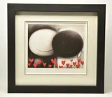 Shoulder to shoulder by Doug Hyde, print on paper, sold Jan 2025