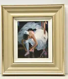 The pink slipper by Sherree Valentine Daines, print on board, sold Jan 2025