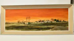 Near hereford by Michael D Barnfather, oil on board, offered Jan 2025