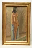 Nude by John Buckland Wright, 1948, oil on board, offered Jan 2025