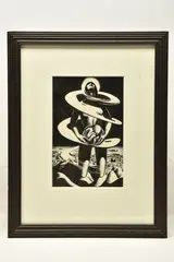 Hallowed be thy name by Arthur Wragg, ink on paper, sold Jan 2025