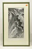 The longest flight'' by Colin See Paynton, woodcut, sold Jan 2025