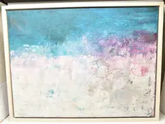 Beautiful by Carla Segarra, mixed media on canvas, sold Jan 2025