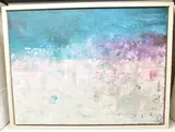 Beautiful by Carla Segarra, mixed media on canvas, sold Jan 2025