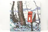 Snowy post box by Timmy Mallett, print, sold Jan 2025