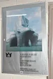 A signed exhibition poster by Henry Moore, 1977, ink, sold Jan 2025