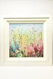Love at first sight by Leanne Christie, mixed media on board, sold Dec 2024