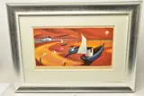 Into the moon by Adam Barsby, print on paper, sold Dec 2024