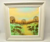 A new day begins by Jo Starkey, oil on board, sold Dec 2024