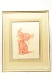 The basket of daffodils by William Russell Flint, drawing, sold Dec 2024