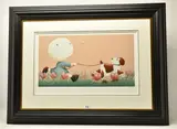 Its only a bee by Mackenzie Thorpe, print, sold Dec 2024