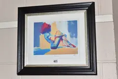In repose by Toby Mulligan, print, sold Dec 2024