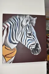 Zooperman ii by Hayley Goodhead, oil, sold Dec 2024
