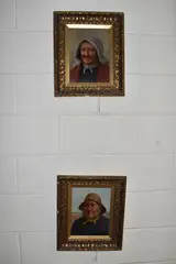 Portraits of a fisherman and his wife by David W. Haddon, oil, offered Dec 2024