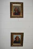 Portraits of a fisherman and his wife by David W. Haddon, oil, offered Dec 2024