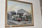 Untitled by G.P.M. Green, 1991, oil on canvas, sold Dec 2024