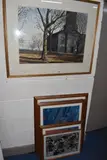 St pauls church by Michael Felmingham, watercolour on paper, sold Nov 2024