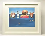Doggie paddle by Doug Hyde, print, sold Nov 2024