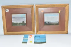 Mauve Cloud Study by Rudolf Helmut Sauter, watercolor, sold Nov 2024