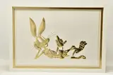 Gold karat by Allesandro Paglia, print on paper, sold Nov 2024