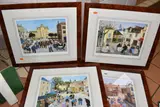 Comprising Market day by Margaret Loxton, print (other), sold Nov 2024