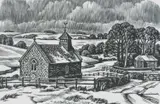 Fifield Bavant by Howard Phipps, Wood engraving, sold Dec 2024
