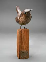 Wren Signed and inscribed WREN/GUY TAPLIN by Guy Taplin, sculpture, sold Dec 2024