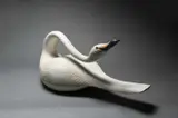 Swan Signed and inscribed SWAN/GUY/TAPLIN by Guy Taplin, sculpture, sold Dec 2024