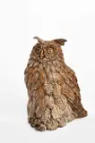 Eagle Owl by David Cooke, sculpture, sold Dec 2024