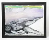 Untitled by Nancy Baldwin, oil, sold Oct 2024