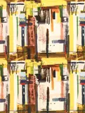 Cotswold A large David Whitehead Ltd screen printed cotton panel by John Piper Ch, oil, offered Oct 2024