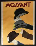 Mossant lithograph on paper printed by Les Editions Nouvelles by Leonetto Cappiello, print, sold Oct 2024