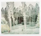 After Lombardy Poplars a modern limited edition glicee print published by Eric Ravilious, print, sold Oct 2024