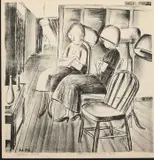 American Beauty Parlour by Helen Jeanette Noel, print, offered Oct 2024